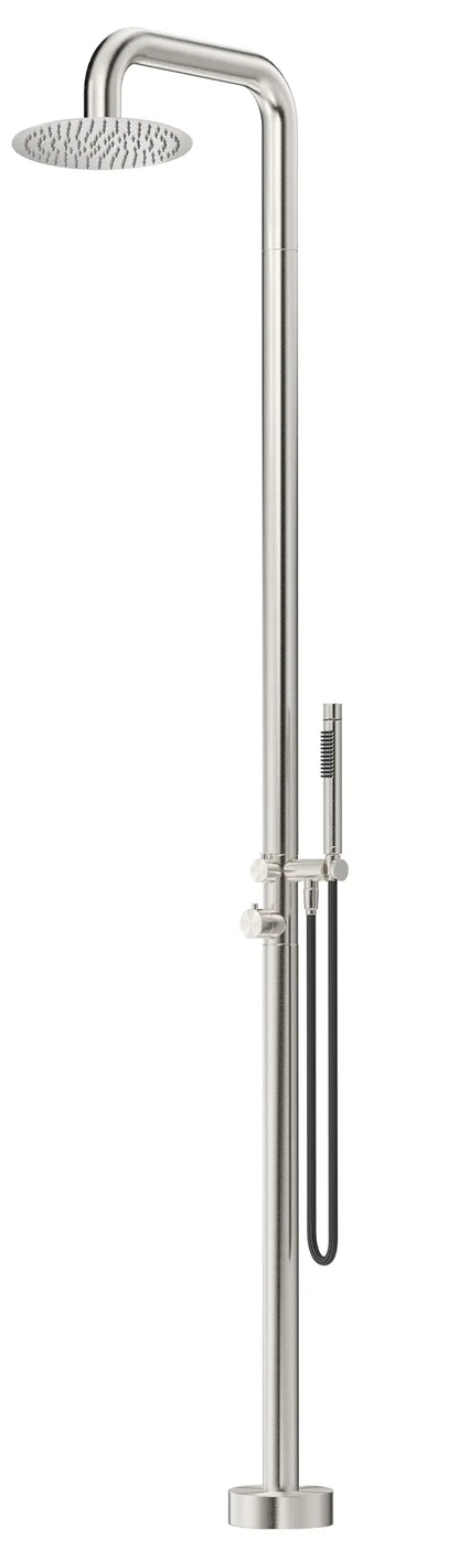 Mica Soft Square Freestanding Outdoor Shower