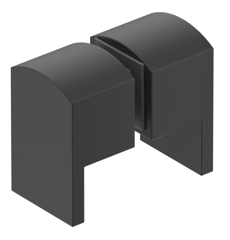 Shower Screen Handle - Square Lever