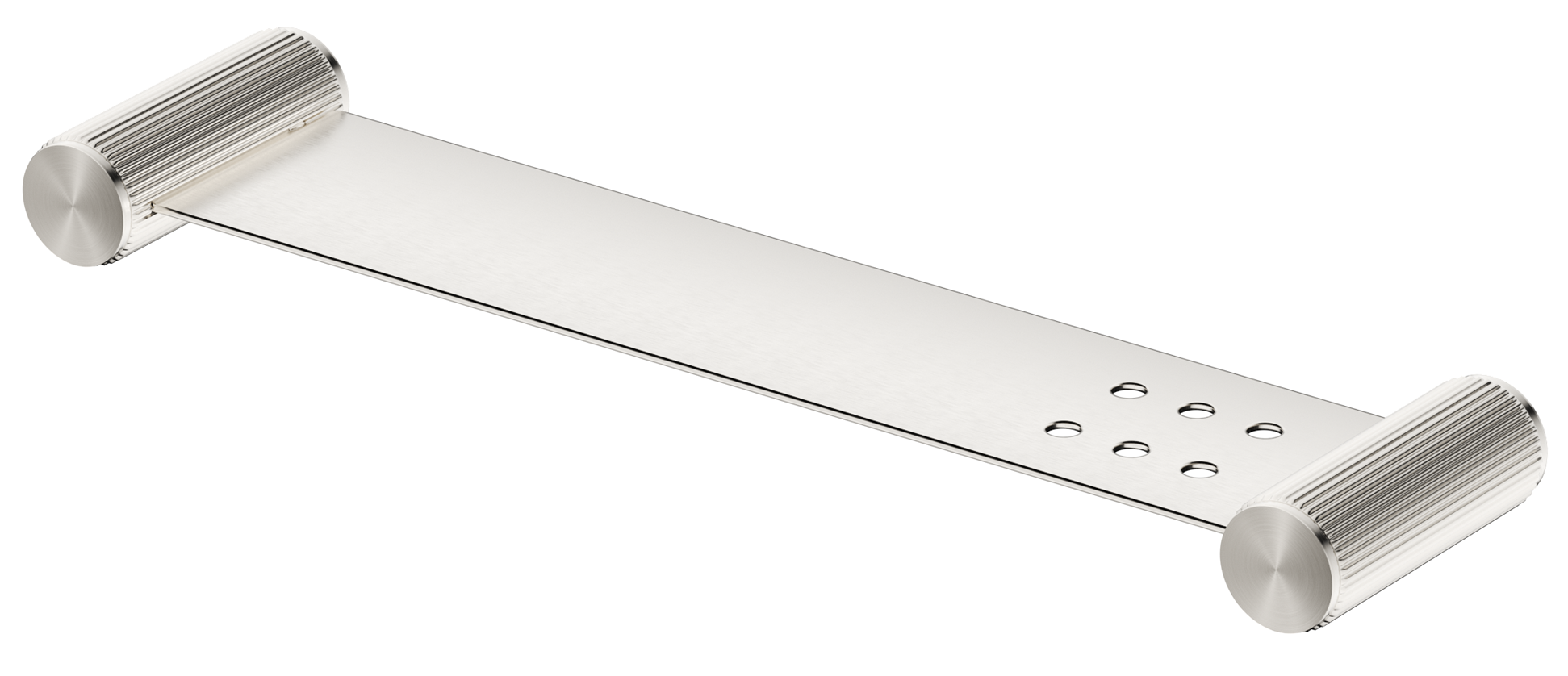 Mica Fluted Stainless Shelf - 400mm