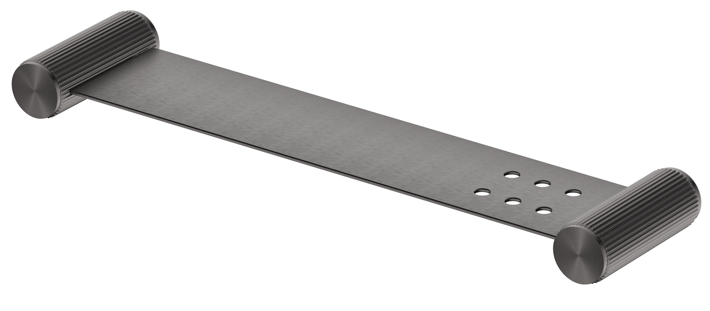 Mica Fluted Stainless Shelf - 400mm
