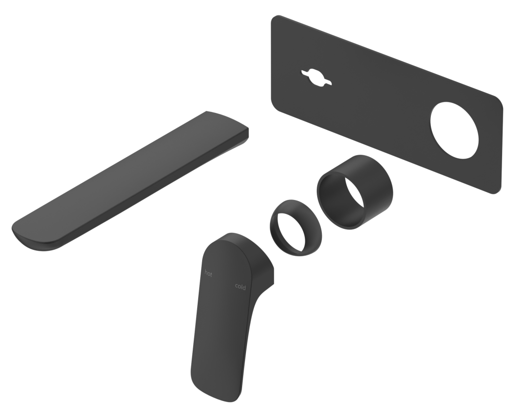 Kaza Wall-Spout Combo - 1P - TRIM KIT ONLY