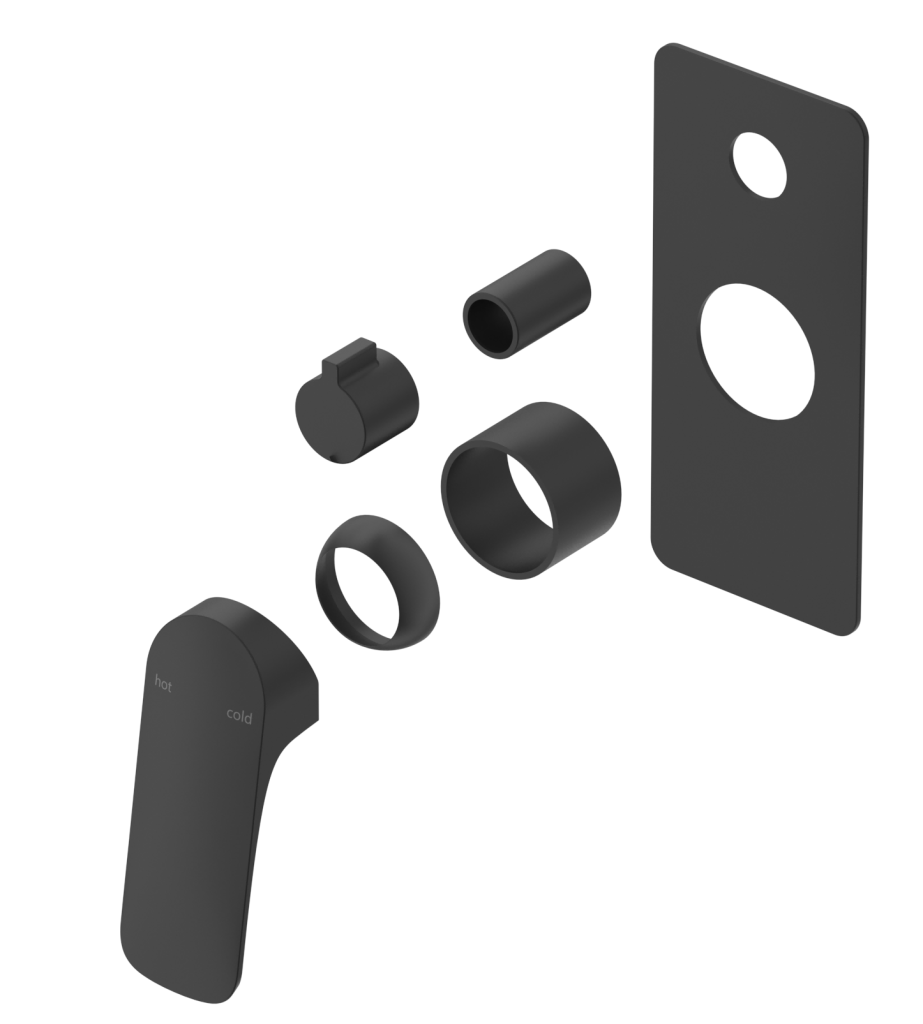 Kaza Shower Mixer Diverter - 1P - TRIM KIT ONLY