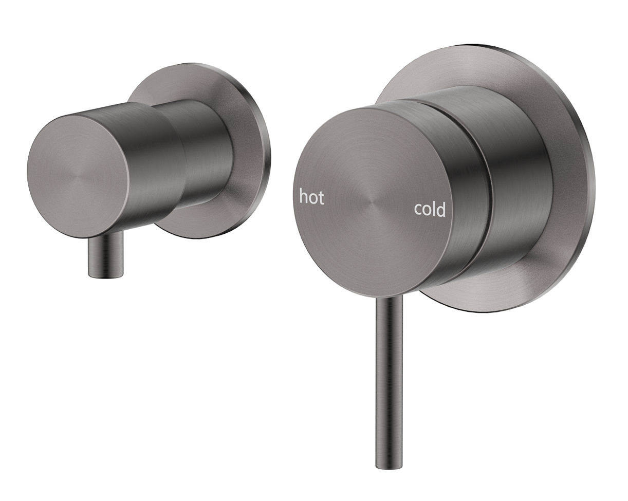 Mica Shower Mixer Diverter - Sideways - TRIM KIT ONLY