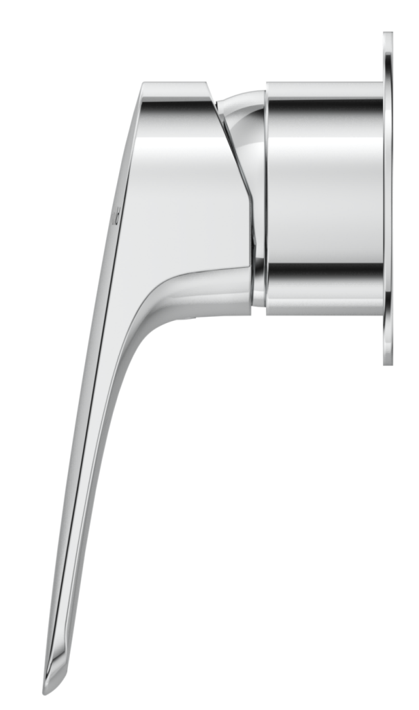 Kaza Shower Mixer - Round Plate - TRIM KIT ONLY