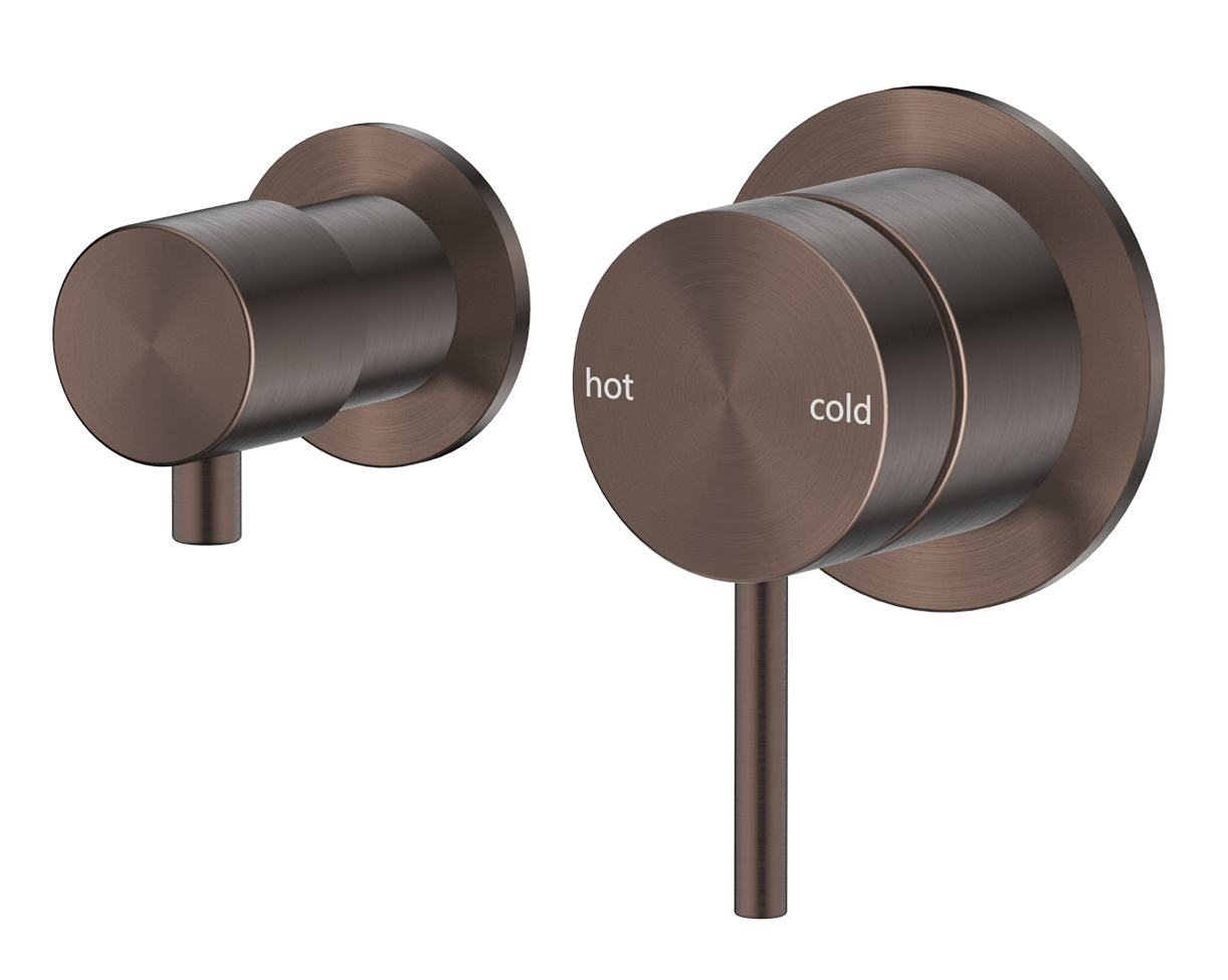 Mica Shower Mixer Diverter - Sideways - TRIM KIT ONLY