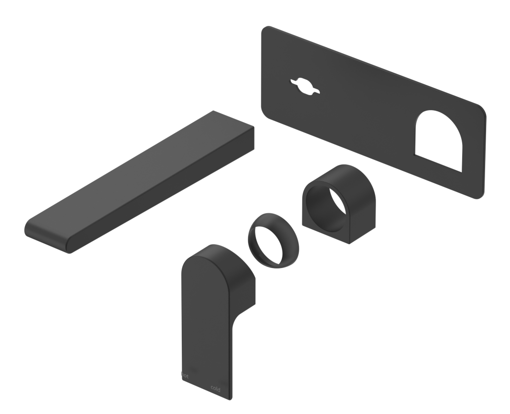 Beki Wall-Spout Combo - 1P - TRIM KIT ONLY