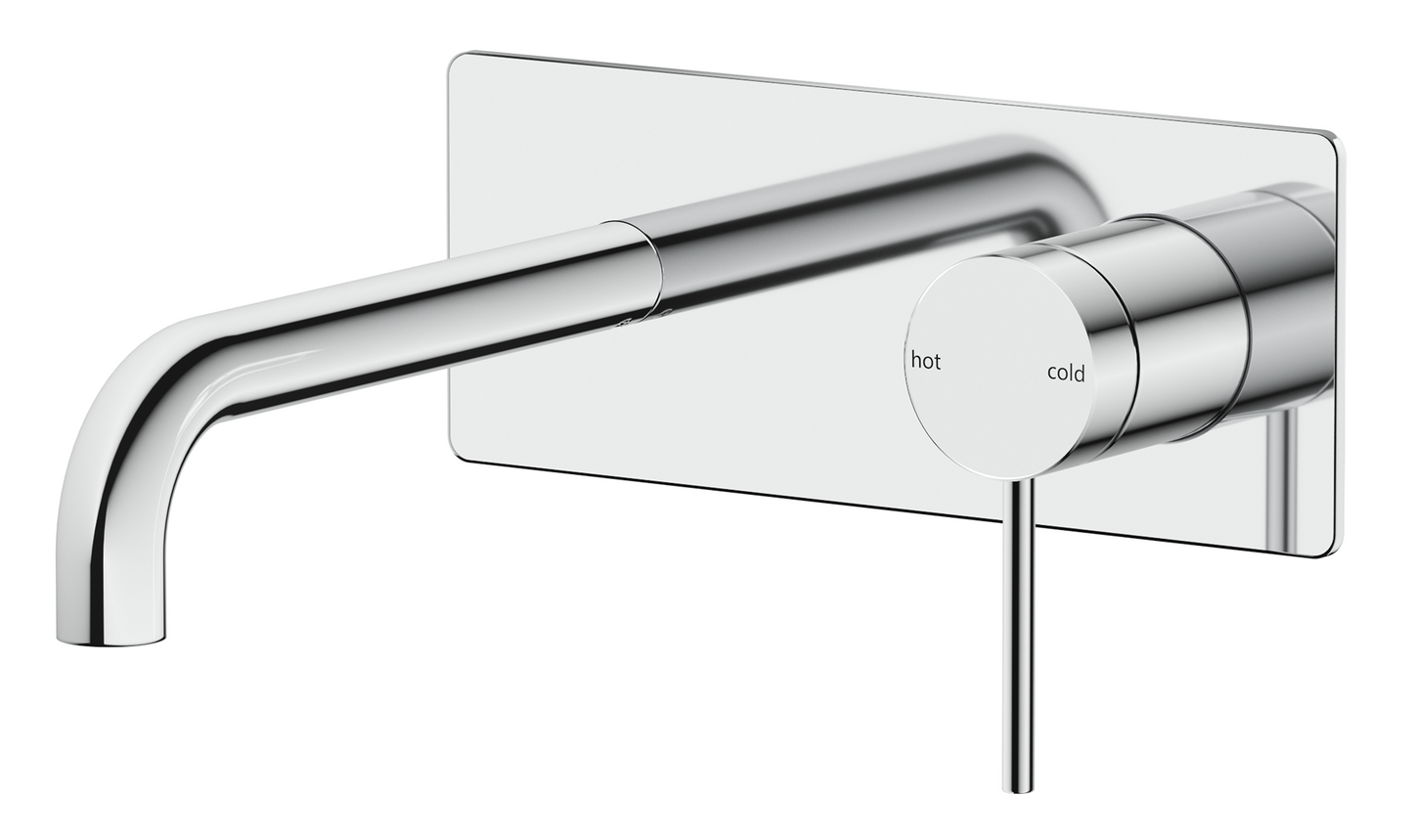 Mica Wall-Spout Combo - Curved Spout - 1P - TRIM KIT ONLY
