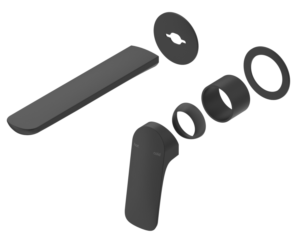 Kaza Wall-Spout Combo - 2P - TRIM KIT ONLY