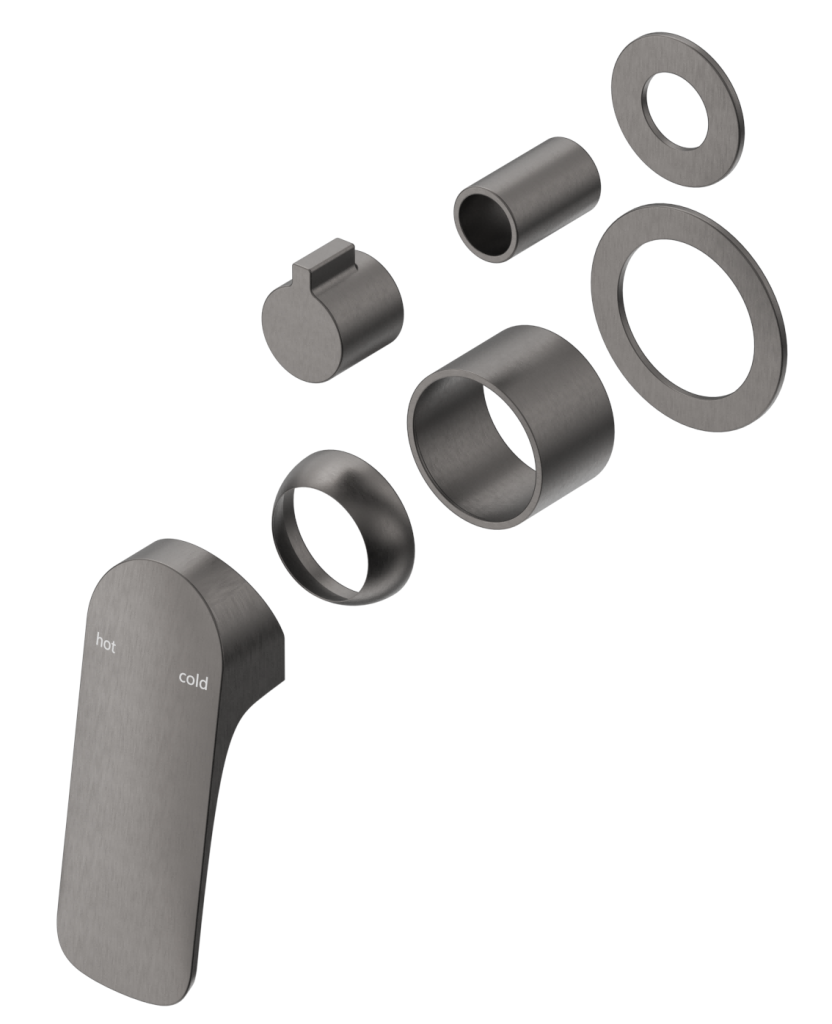 Kaza Shower Mixer Diverter - 2P - TRIM KIT ONLY