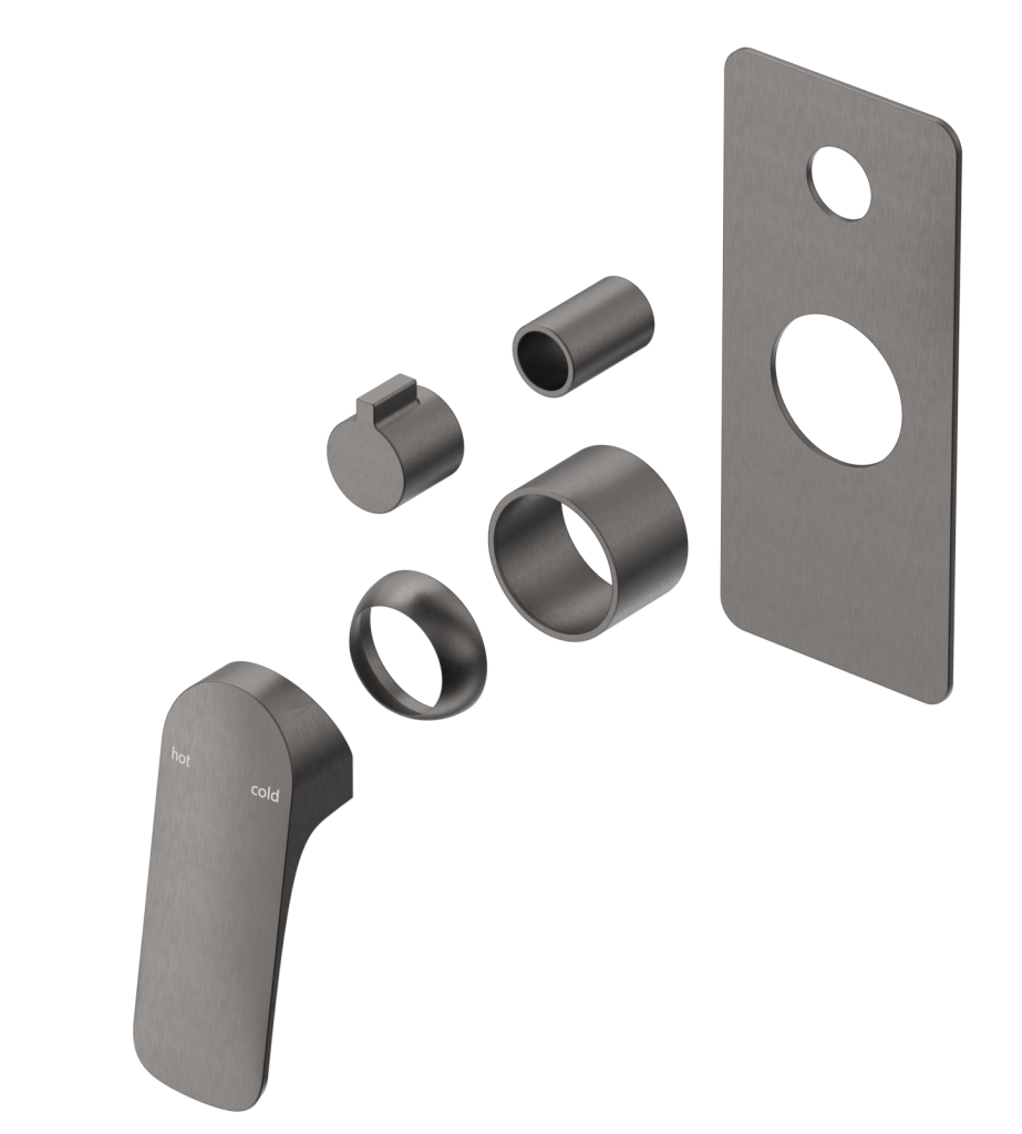 Kaza Shower Mixer Diverter - 1P - TRIM KIT ONLY