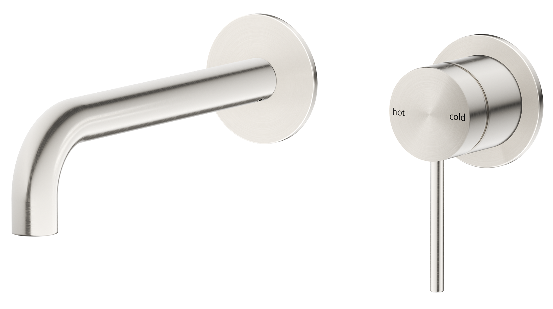 Mica Wall-Spout Combo - Curved Spout - 2P - TRIM KIT ONLY