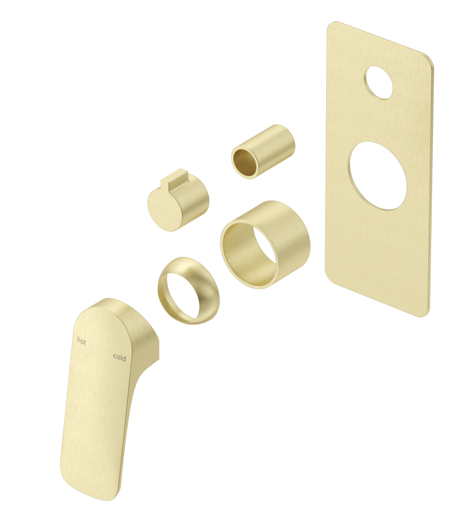 Kaza Shower Mixer Diverter - 1P - TRIM KIT ONLY