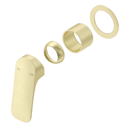 Kaza Shower Mixer - Round Plate - TRIM KIT ONLY