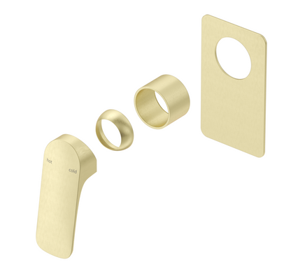 Kaza Shower Mixer - Square Plate - TRIM KIT ONLY