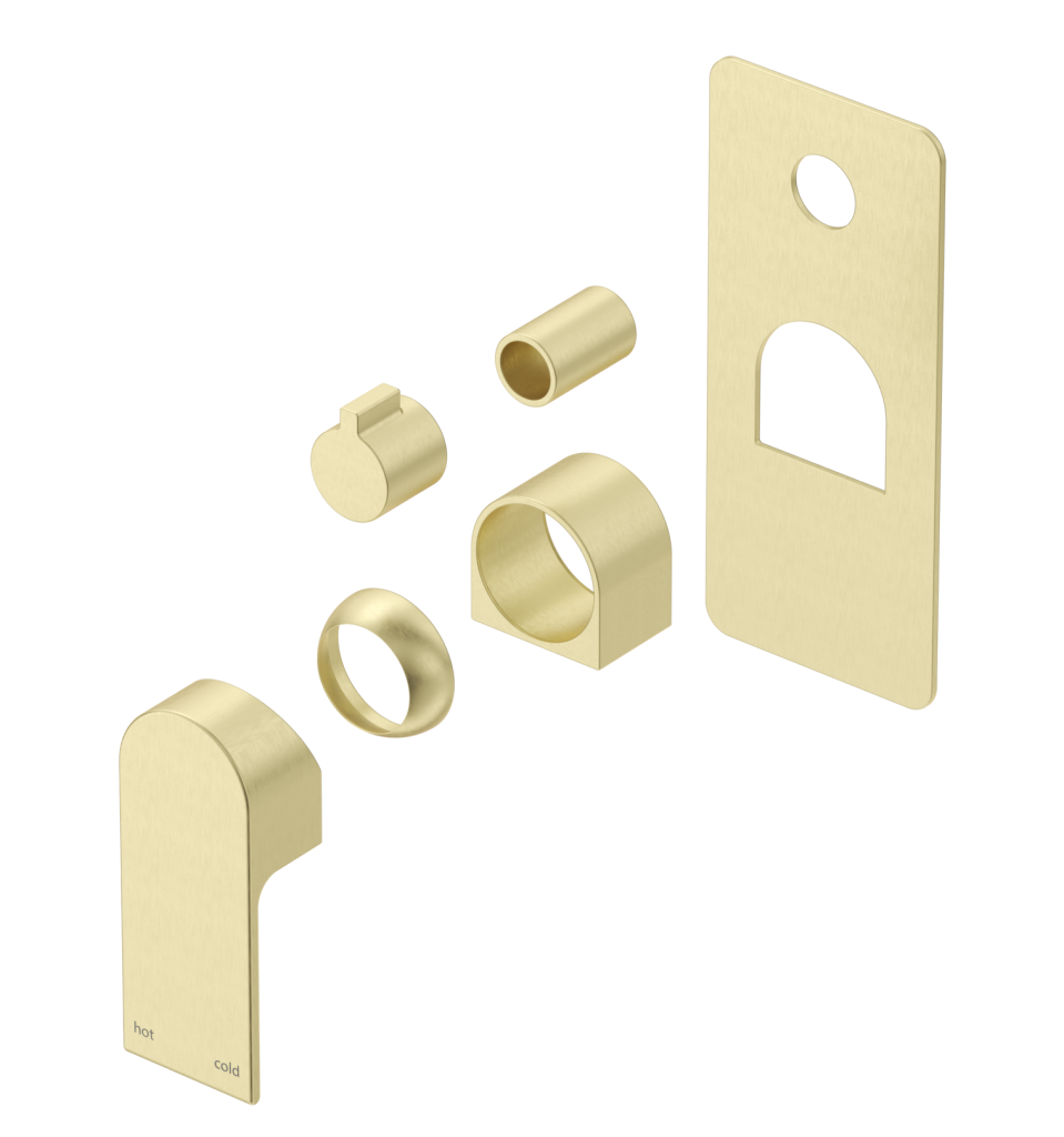 Beki Shower Mixer - Square Plate - TRIM KIT ONLY