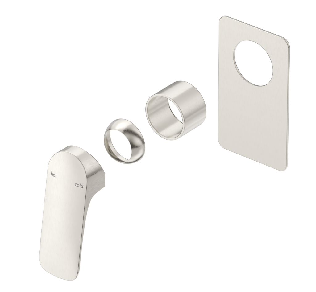 Kaza Shower Mixer - Square Plate - TRIM KIT ONLY