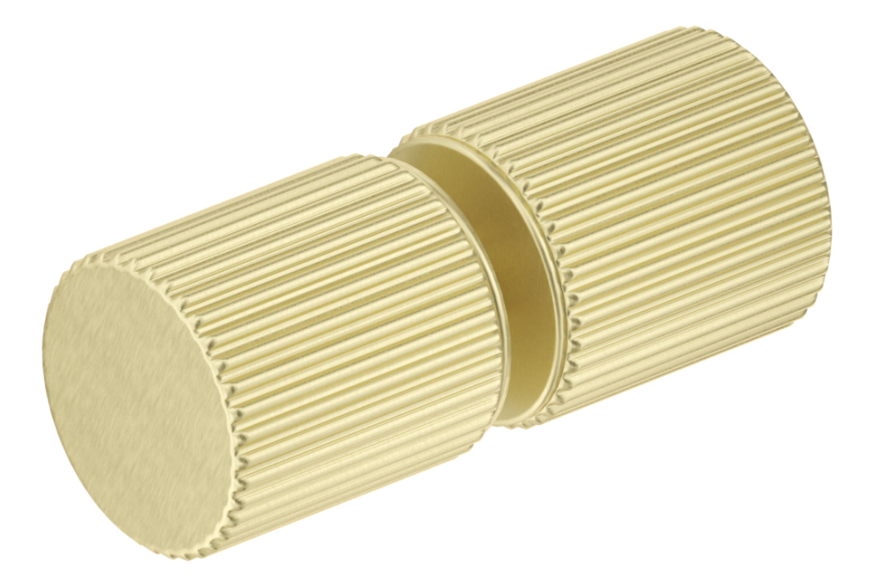 Shower Screen Handle - Fluted - Round